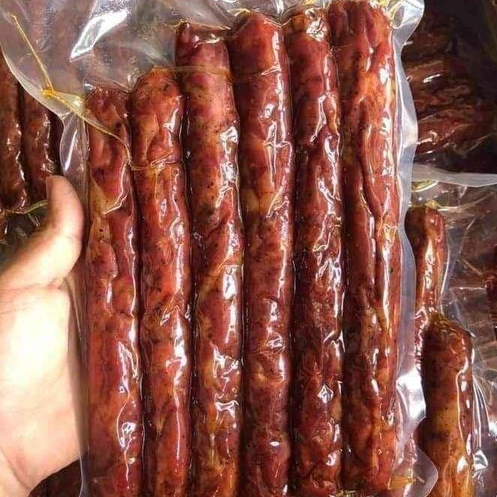 Lạp xưởng heo/lạp xưởng tôm hun khói Tây Bắc 500gr❤️Tmart-Thực phẩm sạch