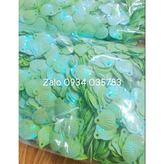 100g vảy sò xanh lá xà cừ