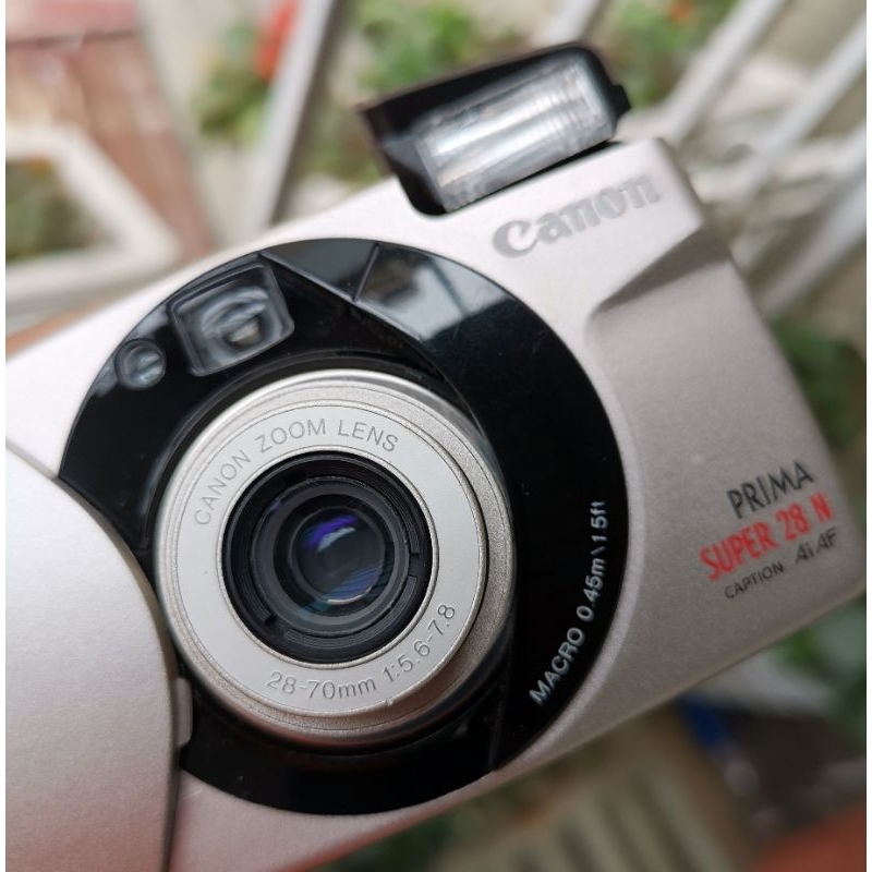Máy ảnh chụp film 35mm Canon Prima Super 28N có in date, caption, cho ra ảnh đẹp
