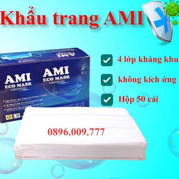 KHẨU TRANG Y TẾ 4 LỚP AMI