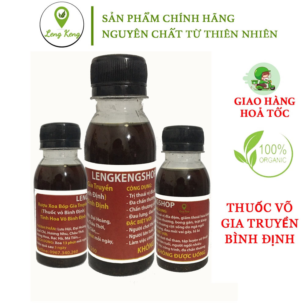 Dầu Xoa Bóp Gia Truyền Bình Định, Rượu Xoa Bóp Xương Khớp, Thuốc Võ Bình Định Gia Truyền