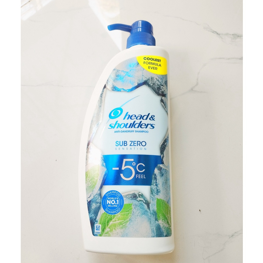 Dầu gội head and shoulder SUB ZERO SENSATION hương băng giá 800ml