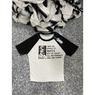 Áo Thun Croptop Raplan HELL