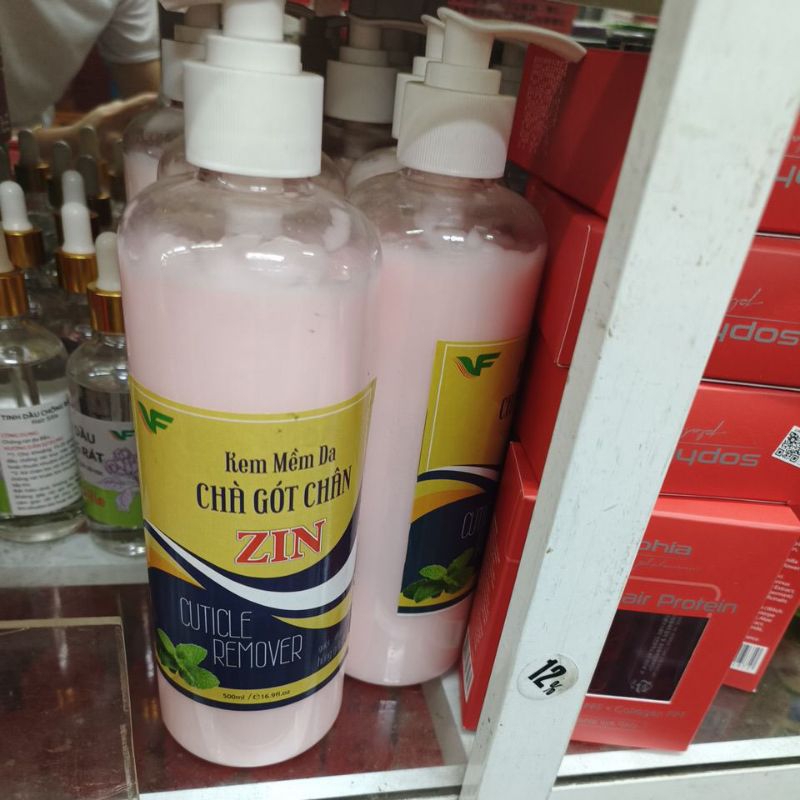 kem mềm da chà gót chân Zin 500ml