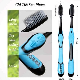 Bàn chải than tre BOSSi