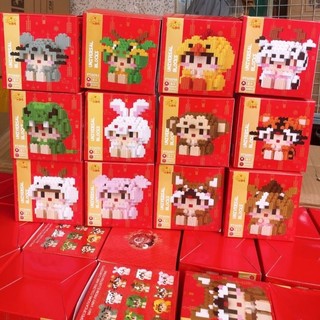 Combo 5 hộp lego ngẫu nhiên tặng búa lắp ráp siêu ngầu, mô hình 3d mới nhất