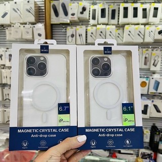 Ốp lưng WIWU trong suốt hỗ trợ sạc magsafe cho iphone 14 pro/14 plus/14 pro max/13/13 pro/13 pro max.
