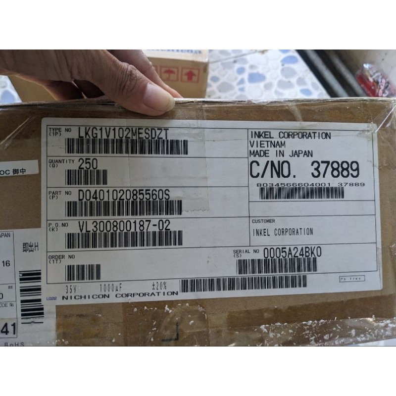 Tụ Nichicon KG Type III Super Though Audio Grade 1000uf 35v made in japan