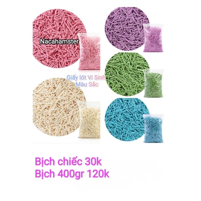 Giấy Lót Siêu Mịn Giúp Giữ Ấm và Trang Trí cho Hamster ,Lót ổ đẻ