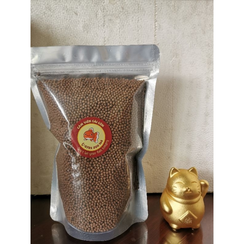 Cám protein 48% chuyên chép sư tử hiệu cám viên sài gòn net 500gram