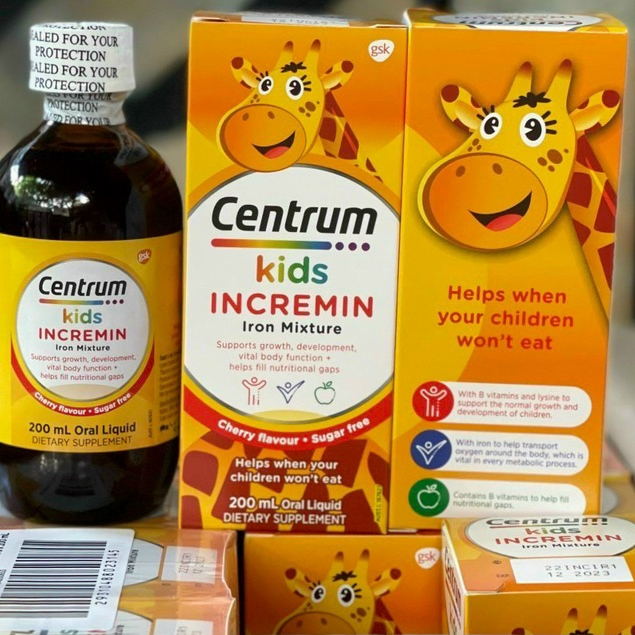 Siro Centrum Kids 200ml Úc cho bé biếng ăn