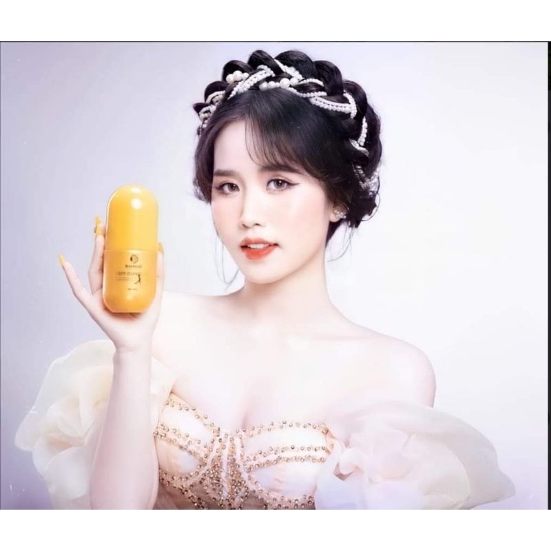 🍁Kem Body Trắng Da Bamboo. Tặng 1 sét hấp trắng + Face Mini