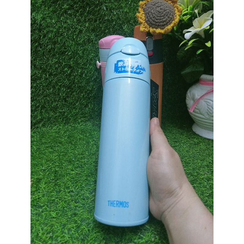 bình giữ nhiệt hiệu Thermos có ống hút (hàng nhật bãi)