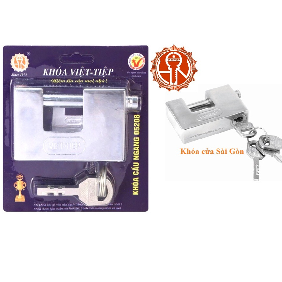 KHÓA CẦU NGANG HỢP KIM VIỆT TIỆP  208