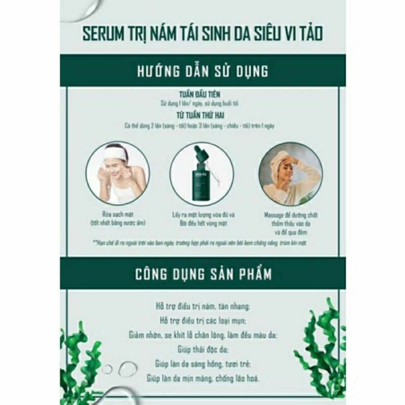 SERUM VI TẢO GREEN VITA KIS22 DATE 2025