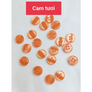 20 NÚT SƠ MI 4 LỖ ÁNH XÀ CỪ SIZE 1CM