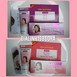 Kem Sạch Mụn Lily’s White 15gr