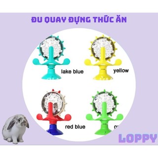 Đu quay đựng thức ăn - đồ chơi dành cho thú cưng