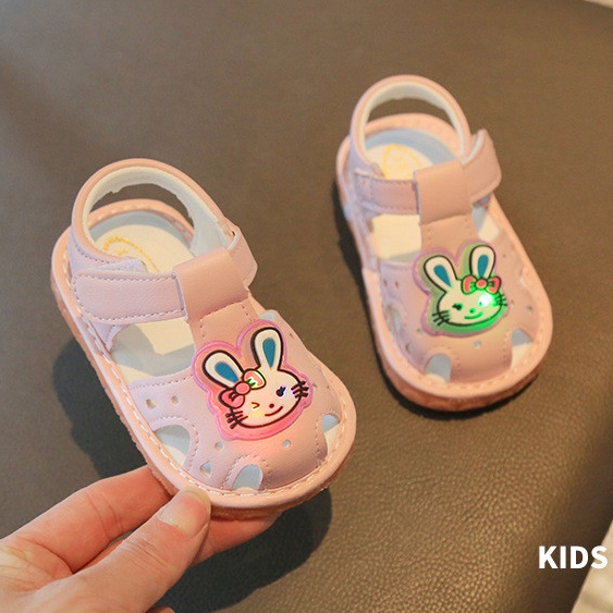 Sandal hoa nơ cho bé gái tập đi 0-2 tuổi xinh xắn
