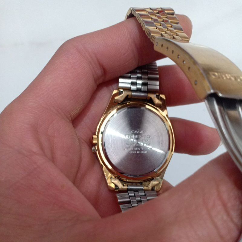 Đồng hồ si nhật nam hiệu CASIO mạ vàng