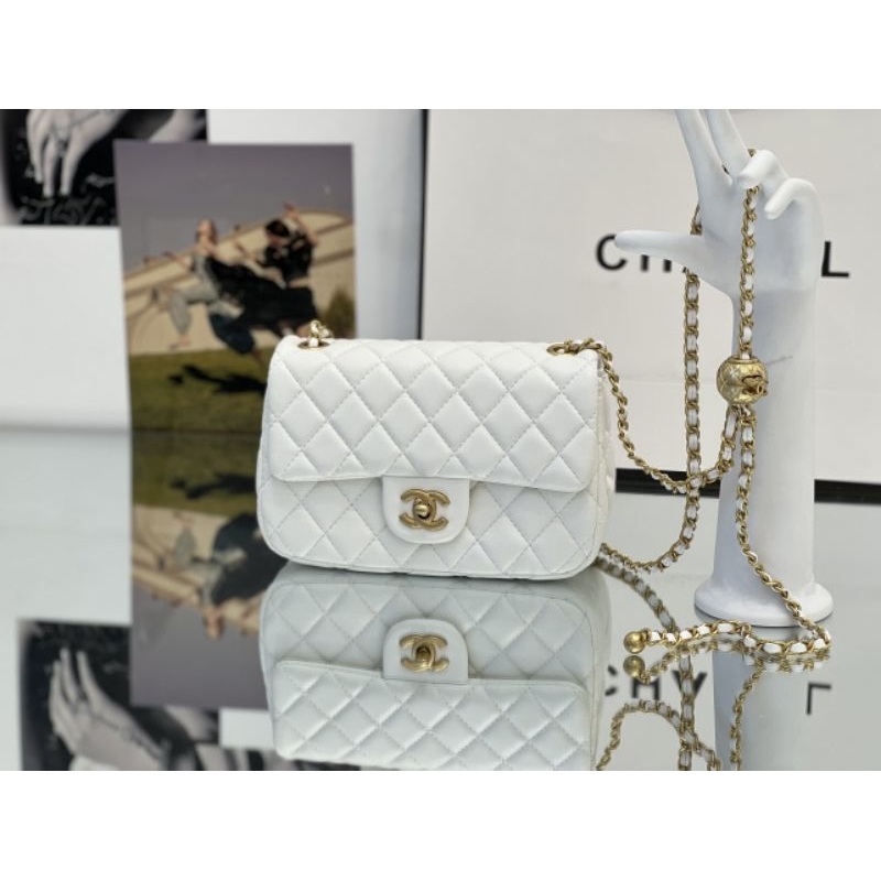 Túi xách nữ mini 8 chuông sz20cm da mềm xụn fullbox nam châm