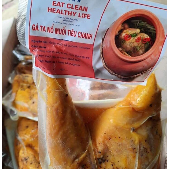Gà ri ủ muối nửa con thơm ngon