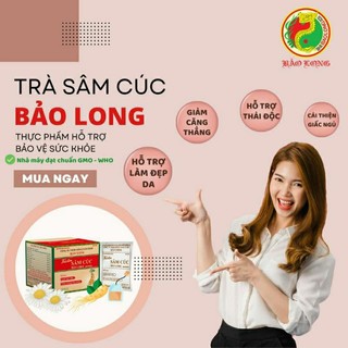 Trà Sâm Cúc Bảo Long (Dạng Hòa Tan) Hộp 10 gói