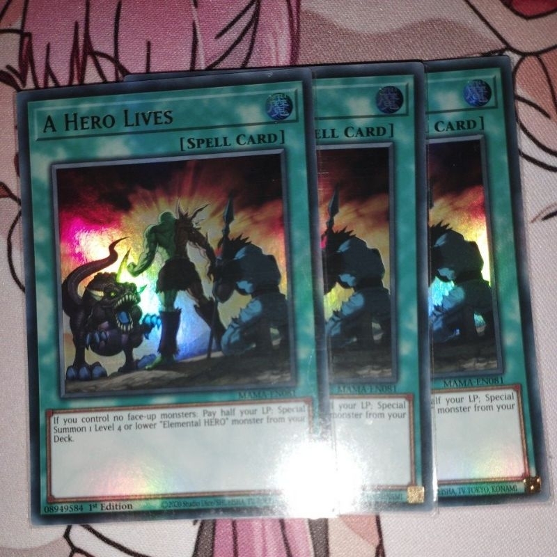 (Thẻ bài Yugi-Oh)A Hero Lives_MAMA-en081