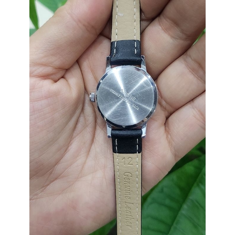 ĐỒNG HỒ SI CƠ LÊN DÂY CÓT DÂY DA DÀNH CHO NỮ - THƯƠNG HIỆU KRONE