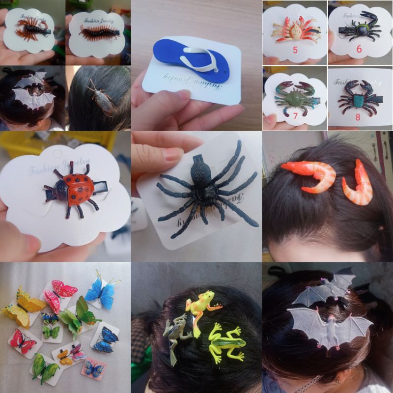 Kẹp tóc côn trùng