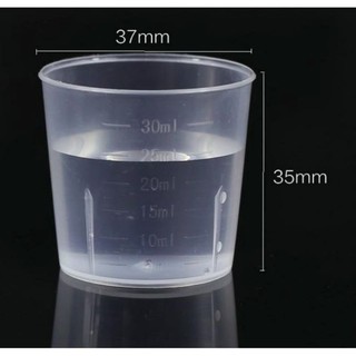 Cốc đong chia vạch 15ml- 30ml, cốc đo lường