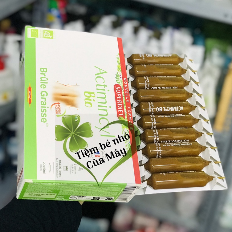 GIẢM CÂN SUPERDIET ACTIMINCYL BIO PHÁP, 20 ỐNG