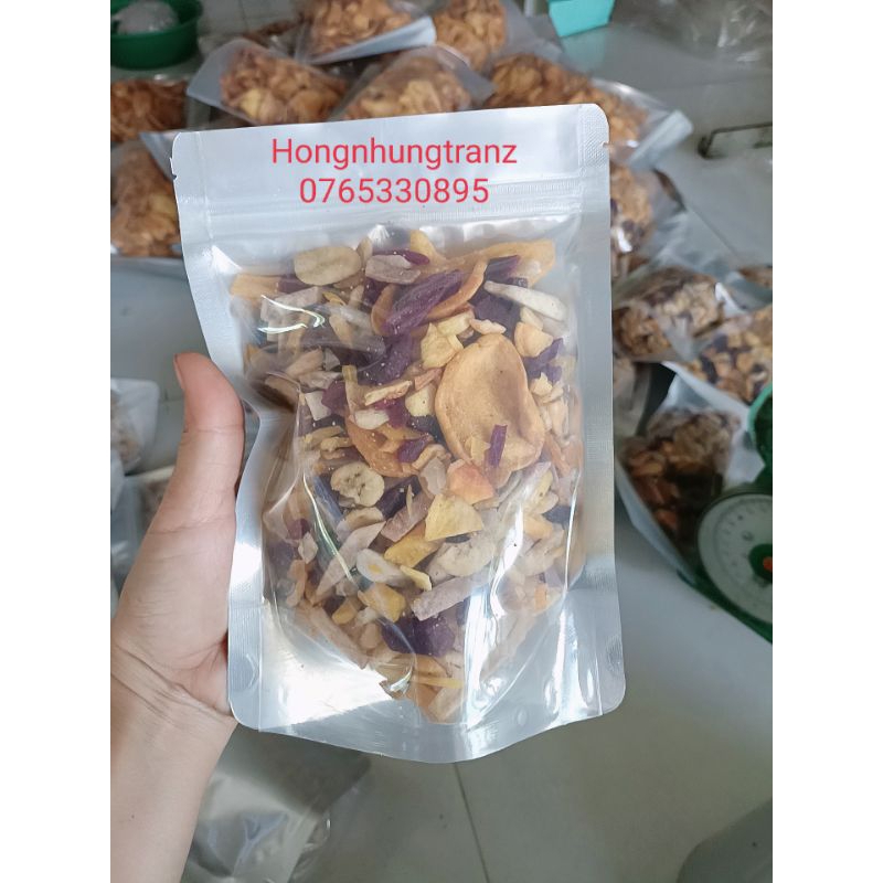 combo:5ky trái cây sấy vụn giòn thơm (tặng nữa ký)