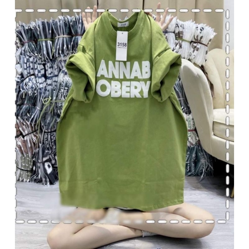 Áo phông nam nữ unisex in hình ANNAB mã 3158