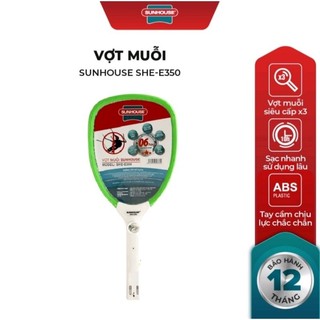 Vợt muỗi sunhouse she-e350 - màu xanh lá