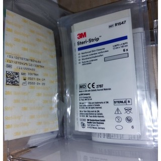 Miếng dán thay chỉ khẩu da 3M STERI-STRIP R1547 kích thước 12mmx100mm