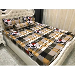 [SALES] SET 3 MÓN GA (DRAP) + GỐI POLY COTTON TRƠN 1M6, 1M8