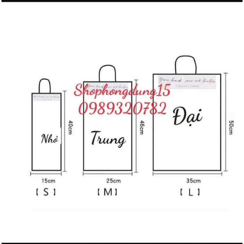 Túi đựng bó hoa trong suốt