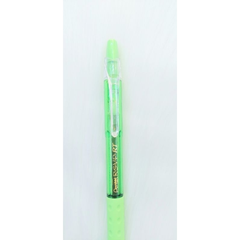 Bút Bi Bấm RSVP PENTEL Màu Xanh Hàng Chính Hãng Nhật Bản