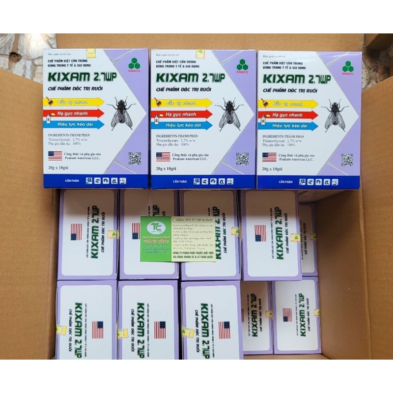 Thuốc diệt ruồi Kixam2.7wp mạnh,cao cấp gói 20gram