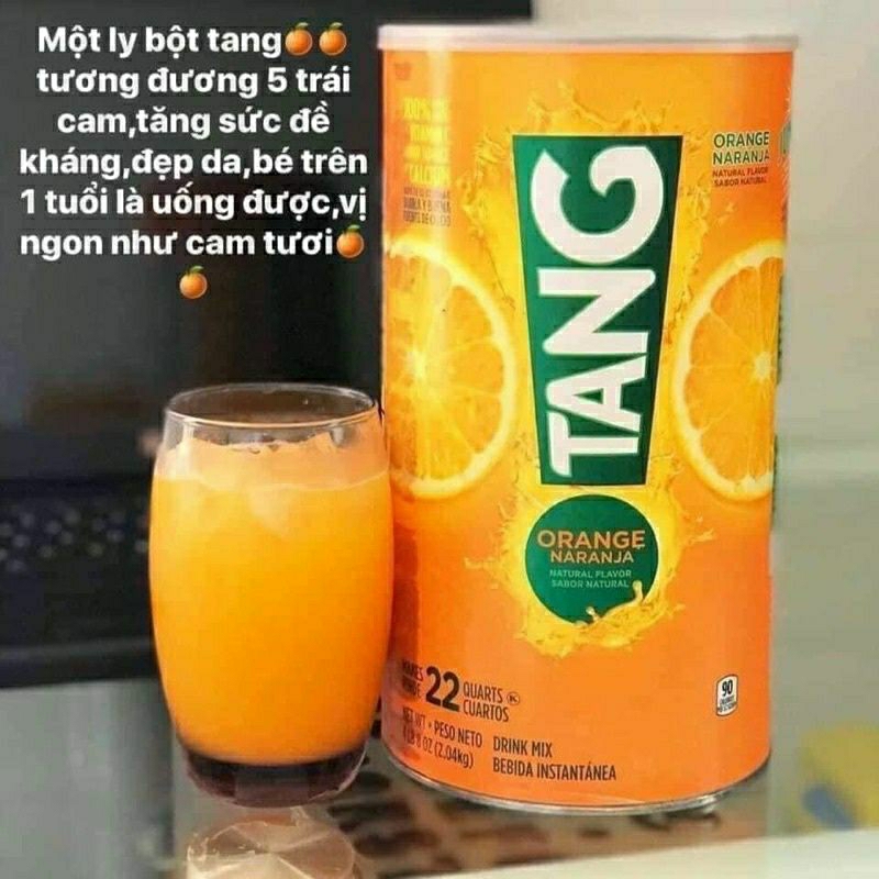 Bột pha trái cây Kool-Aid 538g và Tang cam 2.04kg của Mỹ