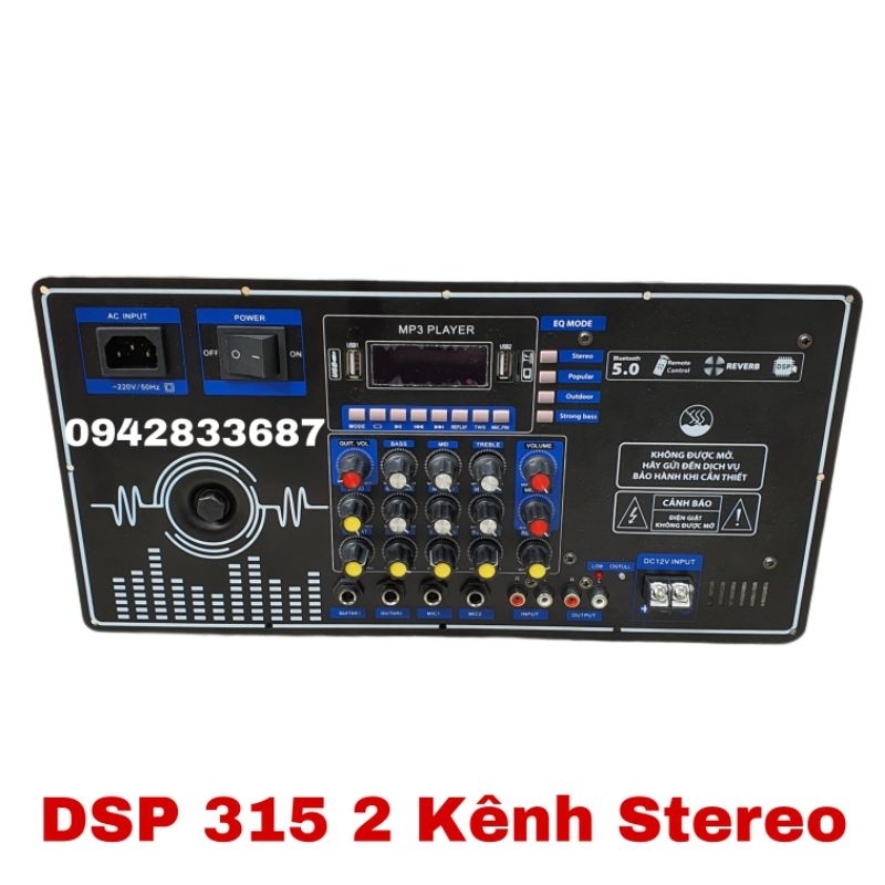 Mạch 2 Kênh V315 Stereo 200x200 19x38