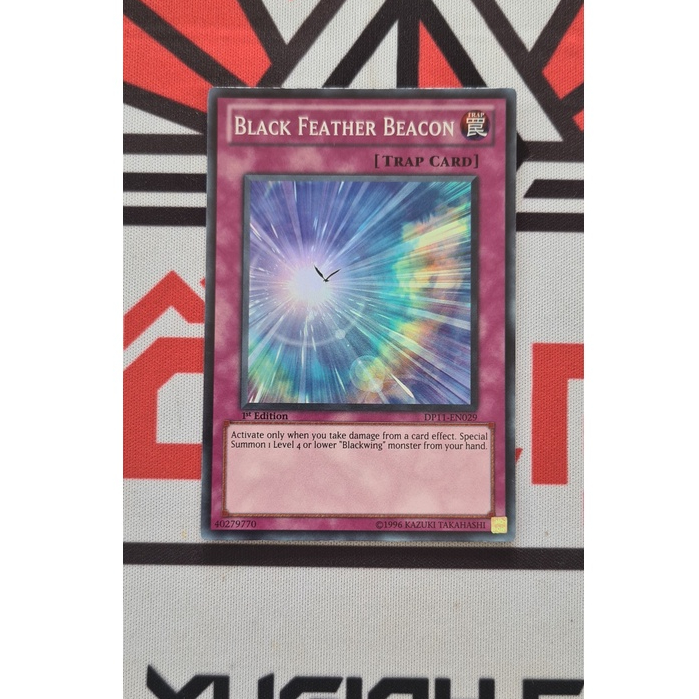 Thẻ Bài Mint90 Yugioh Trap Black Feather Beacon - DP11-EN029 - Super