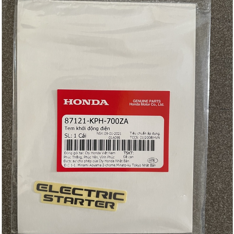 Tem electric tem khởi động điện hàng chính hãng 87121KPH700ZA