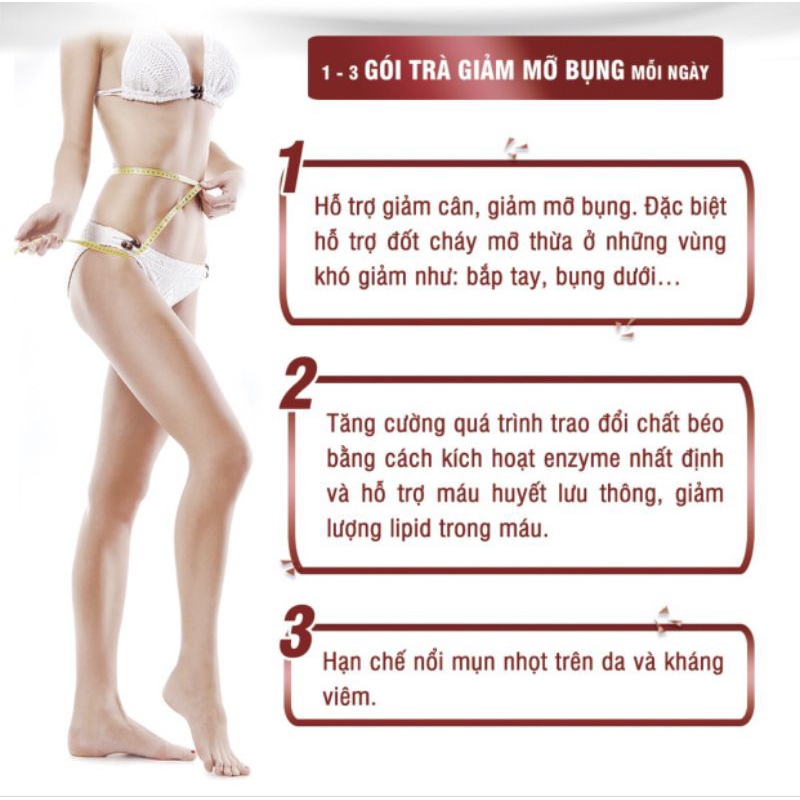Combo 2 Gói Trà giảm mỡ bụng Genpi Orihiro Nhật Bản hỗ trợ giảm béo, mỡ bắp tay và đùi, chống oxy hoá lão hoá da