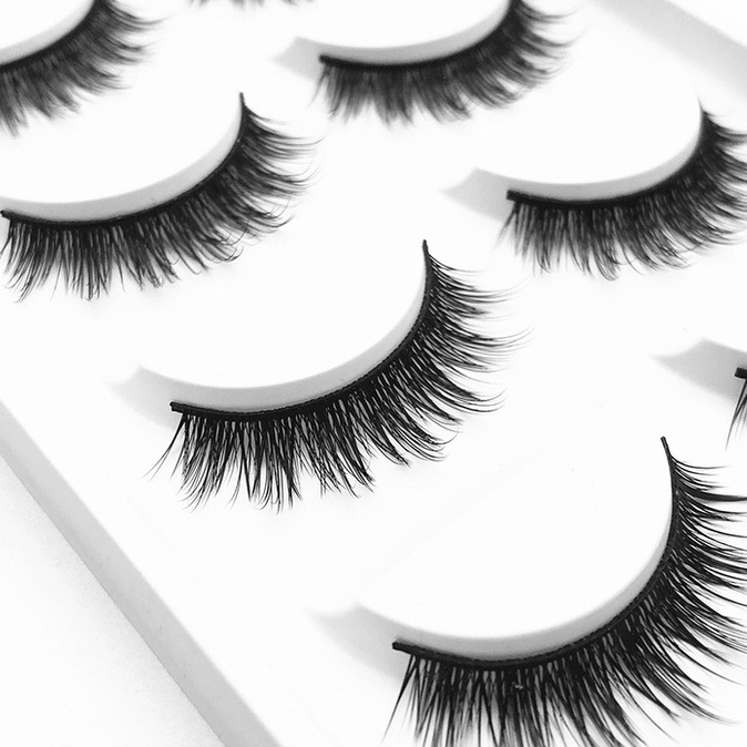 Mi giả Tự Nhiên 3D, Lông Mi Chồn 3D11 Tái Sử Dụng Nhiều Lần Dễ Gắn Chuyên Dùng Cho Makeup 5 Cặp