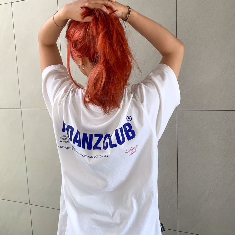 Áo thun Unisex tay lỡ cotton local brand HIDANZ - Club SS1