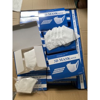 Khẩu trang 3D mask Monji Hộp 50 cái