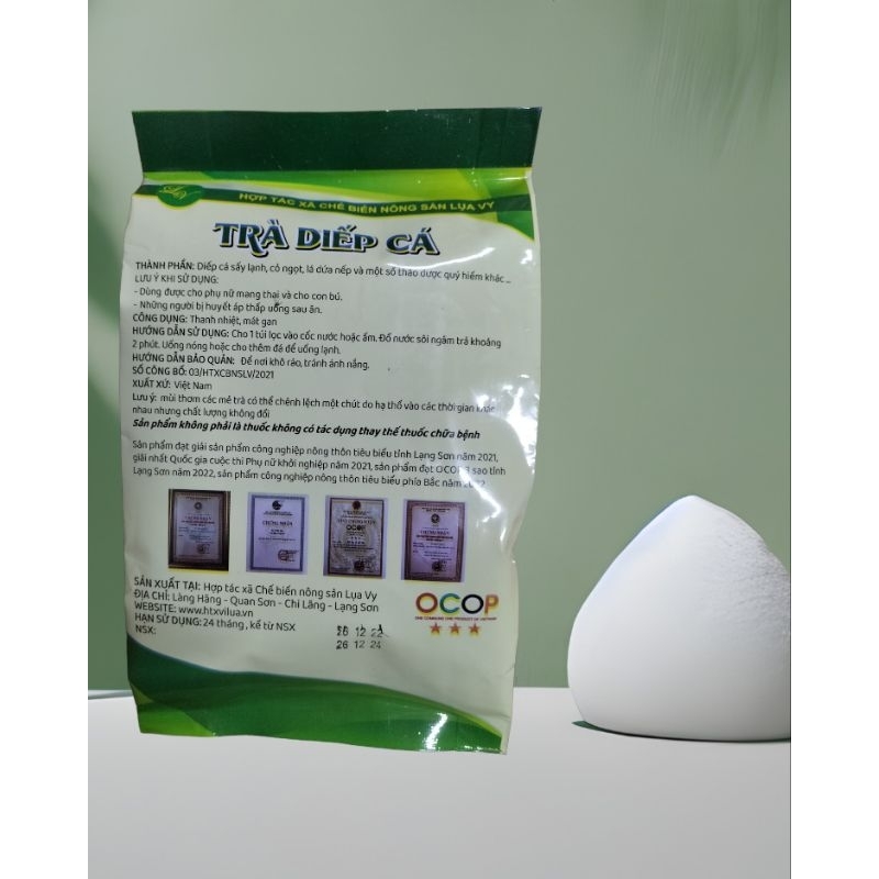 Trà Diếp cá Lụa Vy ( Trà túi lọc 40 gói)