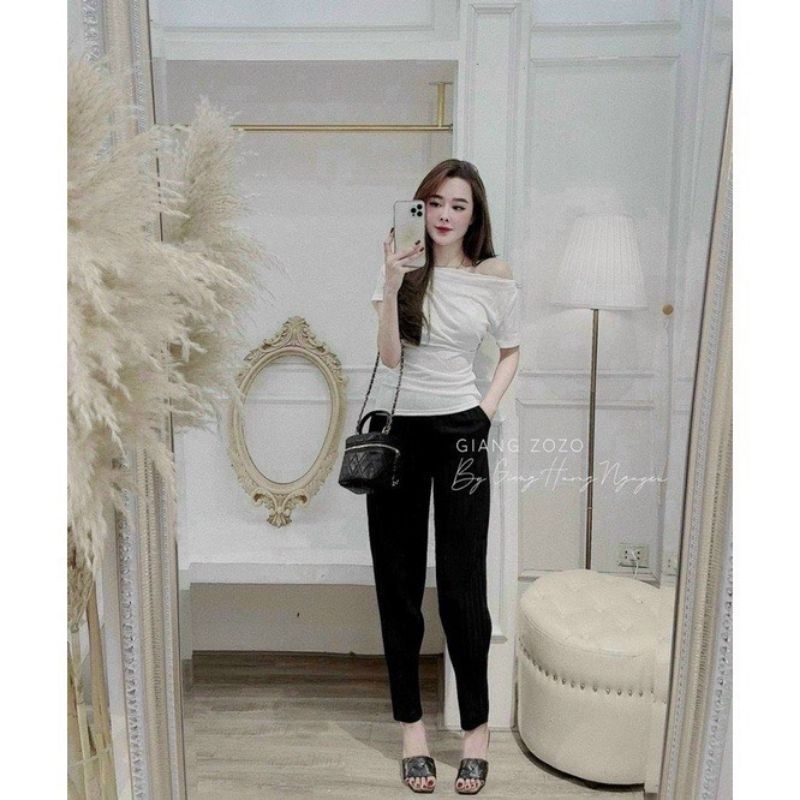 áo pull lệch vAi